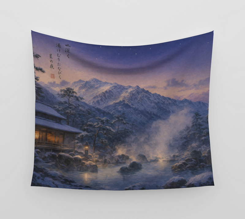 Island sunset — Wall Tapestry