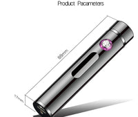 Electric Metal Lighters Smoking Windproof Dual Plasma Rechargeable USB Lighter 10