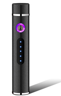 Electric Metal Lighters Smoking Windproof Dual Plasma Rechargeable USB Lighter 9
