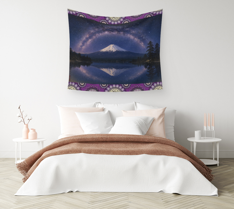 Dream Fuji — Wall Tapestry back