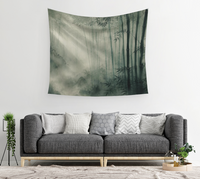 Bamboo Forest Mist — Wall Tapestry 3