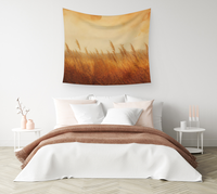 Golden Reed at Dusk — Wall Tapestry 2
