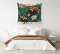 Koi & Lotus — Wall Tapestry 1