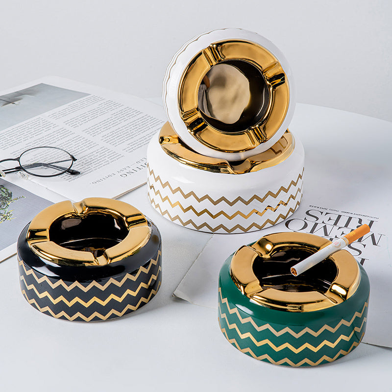 High-end Light Luxury Home Living Room Large Super Large Creative Personality Trend Ashtray back