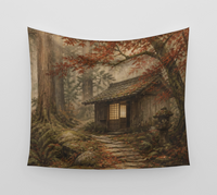 Tea House in the Forest — Wall Tapestry 3