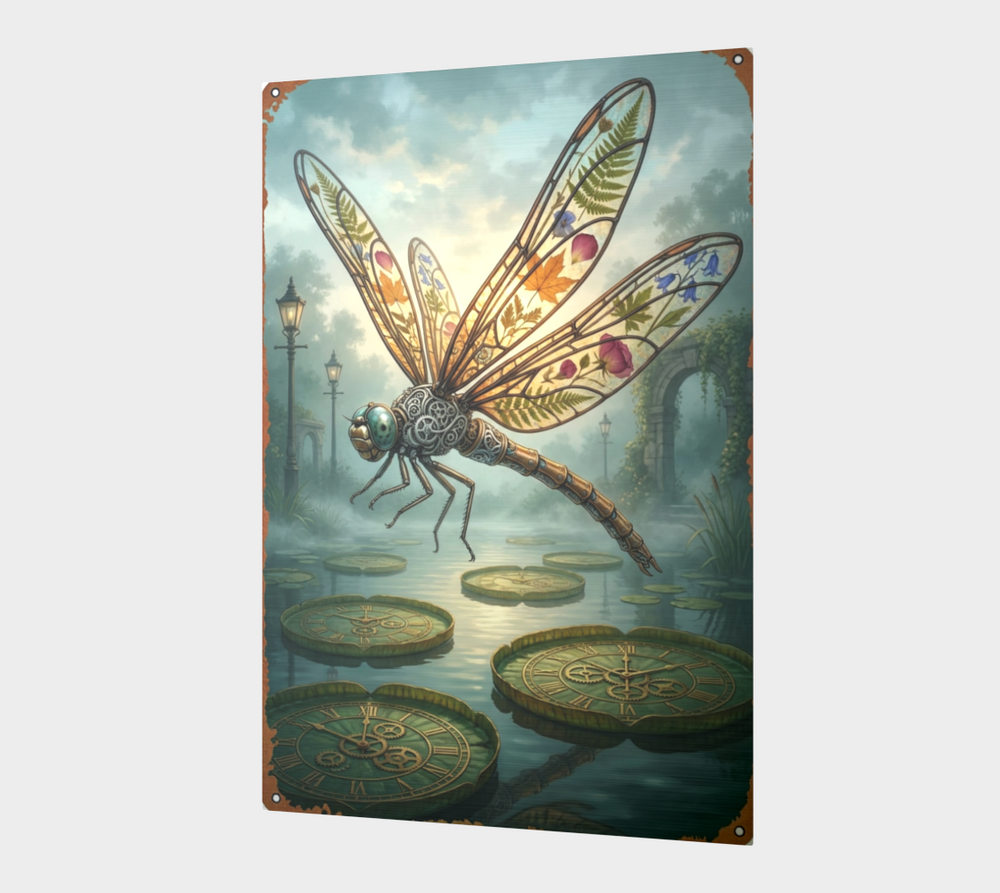 Stained Glass Dragonfly