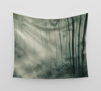 Bamboo Forest Mist — Wall Tapestry 1