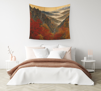 Crimson valley — Wall Tapestry 2