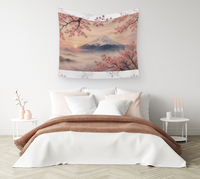 Mount Fuji & Cherry Blossom — Wall Tapestry 2