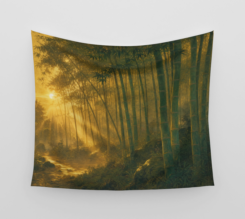Bamboo Gully— Wall Tapestry