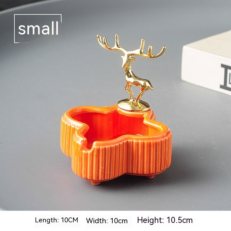 Light Luxury Ashtray Creative Home Living Room Simple back