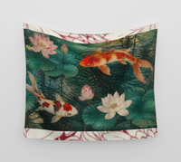 Koi & Lotus — Wall Tapestry 3