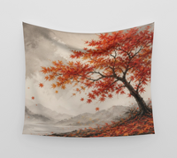 Autumn crimson   — Wall Tapestry 1
