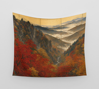 Crimson valley — Wall Tapestry 1