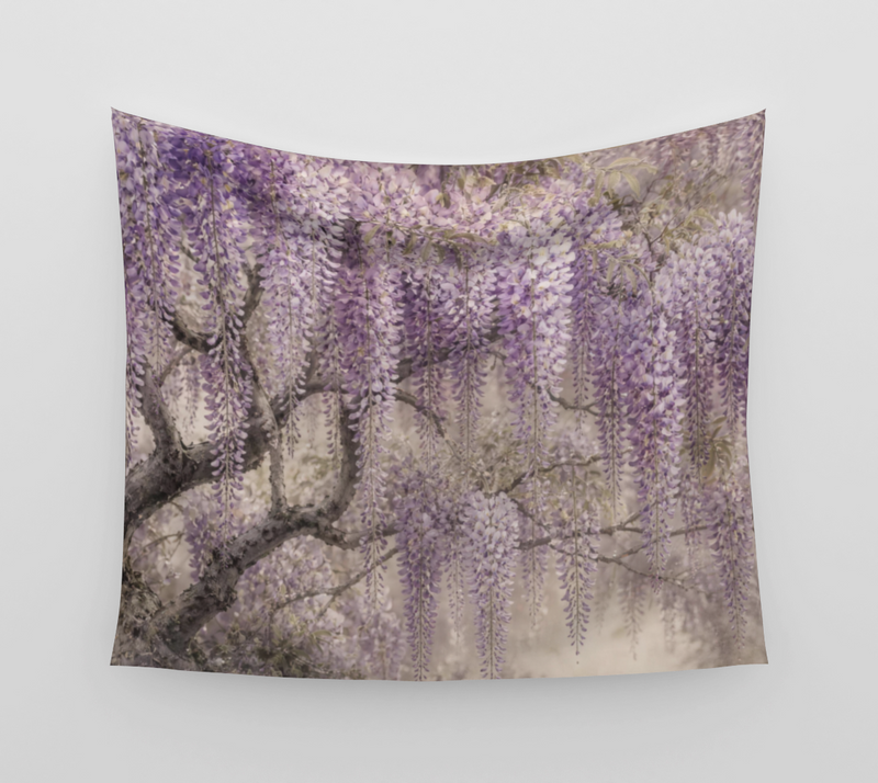 Wisteria in Full Bloom — Wall Tapestry