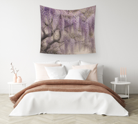 Wisteria in Full Bloom — Wall Tapestry 2