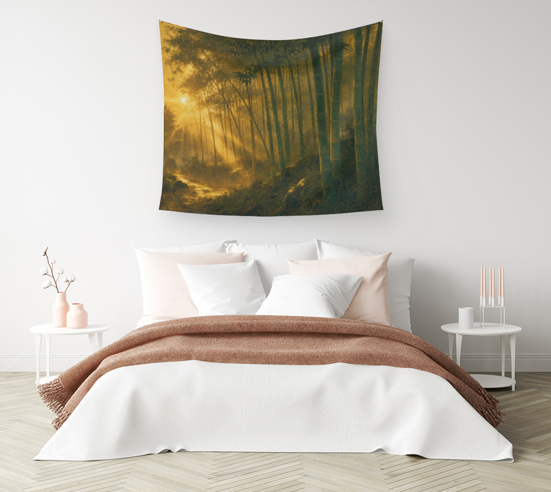 Bamboo Gully— Wall Tapestry back